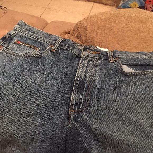 Crop jeans w fringes - Picture 2 of 4